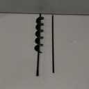 Auger Drill Bit for Planting 2x32'' - with Extension - Spiral Hole Planter for Bulbs, Fence Posts, and Umbrella Holes - 3/8'' Hex Drive Drill- Gardening Hole Digger Yard Tools