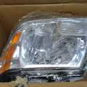 Headlight Compatible with 2009-2021 Nissan Frontier S SV PRO-4X SL SE LE,Chrome Housing Halogen Headlamp Replacement Driver & Passenger Side 26060-ZL40B 26010-ZL40B NI2502188 NI2503188 W/O Bulbs