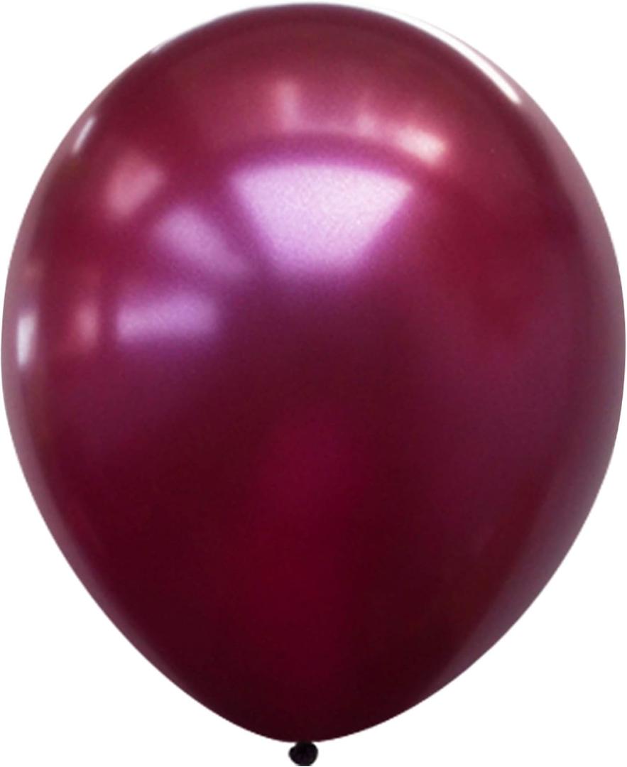 Neo LOONS® 100 pcs 5" Pearl Burgundy Premium Latex Balloons - Great for Kids, Adult Birthdays, Weddings, Receptions, Baby Showers, Water Fights, or Any Celebration