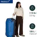 Osprey Transporter 120L Wheeled Travel Duffel Bag, Black OS
wheeled duffel, rolling suitcase, carry on luggage, travel bag, wheeled luggage, rolling travel, Black color, OS size