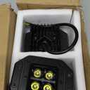 Flush Mount LED Pods with White DRL Spot CREE LED Bumper Light Offroad Driving Fog Lights Flush Backup Reverse LED Lights for Trucks Pickup SUV UTV ATV Ram Chevy (5 Inch Flush)