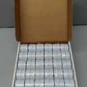 White Candles Tealights in Bulk Unscented in Festive Metallic Metal Cups for Holiday, Party, Wedding and Home Decoration Made in USA