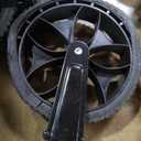 Collapsible Folding Wagon Heavy Duty,Foldable Utility Cart with Wheels,Large Capacity,with 2 Brakes,for Grocery Outdoor Camping Beach Gardening Shopping Fishing,Black