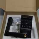 Keypad Smart Door Lock with Handle, Keyless Entry Deadbolt for Front Door, Smart Auto Lock Deadbolt with Phone/Watch App Control, Biometric Fingerprint Gate Handle with 7 Ways to Unlock