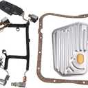 4L60E 4L65E Transmission Master Solenoid Kit with Harness Compatible with GM 4L60E and 4L65E Automatic Transmission 1993-2005, 1995-2005 Chevy Astro