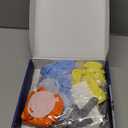 HOUSE OF PARTY Race Car Balloon Garland Kit  Two Fast Birthday Decorations with Blue Orange Yellow Grey & Checkered Balloons, Race Cars Party Supplies