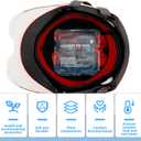 2 x Reusable Cooling Helmet Gel Packs - Hat Inserts for Hard Hats & Caps Plus Universal Cold Therapy Wrap | 4-Hour Relief for Headaches, Injuries, Construction & Heat