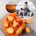 2 x Halloween silicone mold,skull silicone mold shape of intresting Skull Design for Chocolate Jelly Soap Fondant Candy Candles Pastry Gummies Cake DecoratingSquare