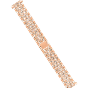 MUELODSIC 1Pc Metallic Rhinestone Band for Rose Durable and Comfortable Replacement Wristband Elegant Design for Fashion Lovers
