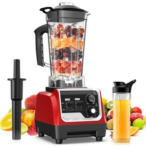 1800W Countertop Blenders for Kitchen with 70oz Pitcher and 20oz To-Go Cup, High Speed Blender for Smoothies, Ice Crushing, Frozen Drinks, Nut Butter, Self-Cleaning, Timer, Variable Speed&Pulse