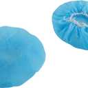 Geekria 100 Pairs Disposable Headphones Ear Cover for Small Call Center Headset Earcup, Stretchable Sanitary Ear Pads Cover, Hygienic Ear Cushion Protector (XS/Blue)