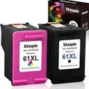 Inktopia Remanufactured for 61XL 61 XL Ink Cartridges High Yield (1 Black 1 Tricolor) for HP Envy 4500 5530 5534 Deskjet 1000 1512 2540 3050 3510 Officejet 4630 2620 4632 Printer