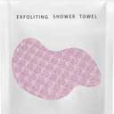 BLISALI Exfoliating Shower Towel 47",Premium Scrub Wash Cloth for Body Face, Exfoliating Washcloth for Men and Woman(Pink)