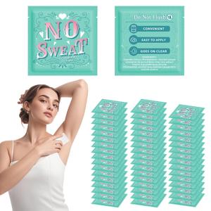 Body Wipes 50 pieces of Antiperspirant deodorant Wipes And Travel Deodorant Individually Wrap Hypoallergenic Mini Deodorant Underarm Sweating And Travel To Clean Skin For Female Male Teenagers