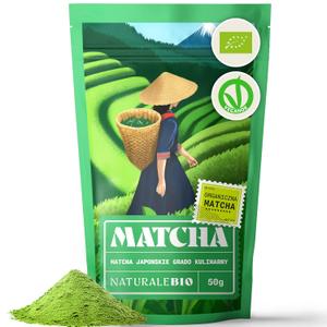 NaturaleBio Matcha Powder, 1oz - Harvested in Japan - USDA Organic Matcha Green Tea Powder - Vegan & Vegetarian Friendly BB 8/2025