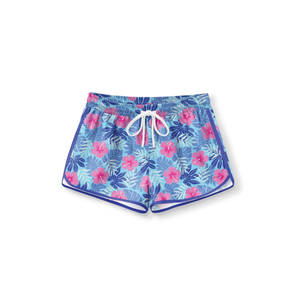Girls Summer Beach Swim Shorts Quick Dry Elastic Waist Swim Trunks with Pockets XXL