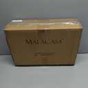 MALACASA 4.4 QT Baking Dish, 9x13 Large Casserole Dish for Oven, Ceramic Baking Pan, Rectangular Lasagna Pan Deep with Handles for Baking, Durable Microwave Oven Safe, Wedding Gift,White, Series BAKE-BAKE