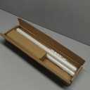 White Curtain Rods for Windows 28 to 48 Inches Adjustable Decorative 1 Inch Diameter Single Window Curtain Rod Set with Classic Finials, White Finishing