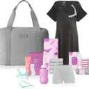 Frida Mom 30pc Pre-Packed Hospital & Diaper Bag Essentials Gift Set, Includes Labor, Postpartum, & Newborn Grooming Kit in One, Easy to Organize with Removable Toiletry Bags, & Suitcase Strap