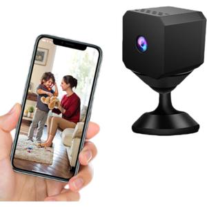 Tangxi Mini Security Camera, 1080P HD WiFi Home Indoor Outdoor Camera for Baby Pet Nanny, Built in AP Hotspot, 130 Wide Angle Lens for Home Security