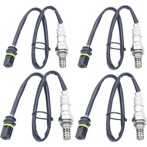 4PCS Oxygen O2 Sensor 1 & 2 for 2001-2005 Mercedes-Benz S430 S500 S55 AMG 4.3L 5.0L 5.5L Upstream + Downstream