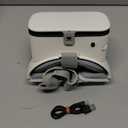 VR Headset for Phone, Virtual Reality Glasses with Bluetooth Headphones for Adults and Kids Play 3D VR Games Movies (White VR Only)