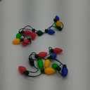 Christmas Necklace Toys for Kids, Light up Falshing LED Light Necklace with Bulbs for Adults, Ugly Xmas Birthday Wedding Rave Carnival New Year Decor, Party Favor Supply Accessories Gift 2 Pack