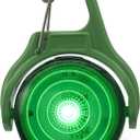 Rechargeable Safety Light | Water Reistant Bright LED Clip-On Flashing Light for Dog Walking, Running and Outdoor Activities (Green)