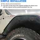 Front & Rear Fenders Flares Extension for 2018-2024 Jeep Wrangler Rubicon, Rubicon 4XE, Rubicon X 4XE, Installed on the Original Fender Flares (Not Fit Low-Rise Flares)
