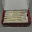 FREEPOWER 12PCS Flameless Christmas Tree Candles with RemoteBattery Operated Flickering Candles Christmas Tree Lights,LED Taper Candle for Home Parties Birthday Gift with Snowflake Ball Hook (Ivory)