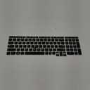Keyboard Cover for Logitech MK295 MK270 MK200 K270 Wireless Keyboard, Logitech MK370 MK270 MK200 K270 Keyboard Skin Protector - Black