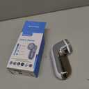 BEAUTURAL Fabric Shaver and Lint Remover, Sweater Defuzzer with 2-Speeds, 2 Replaceable Stainless Steel Blades, Battery Operated, Remove Clothes Fuzz, Lint Balls, Pills, Bobbles, Gray