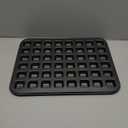 1 Pcs Mini Brownie Bites Pan Square Baking Pans 48-cavity Square Small Muffin Tin Nonstick with Dividers Small Heavy Duty Carbon Steel Cupcake Tool for Cheesecake Cake Party Supplies