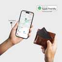 SPOTMINDERS Apple MFi Certified Wallet Tracker Card for Travel - Works with Apple Find My, IP68 Waterproof Rechargeable Tracking Card for Wallet Luggage Passport Purse - Ultra Slim 0.07in Item Finder