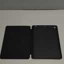 iMieet iPad 9.7 Case (2018/2017 Model, 6th/5th Generation), Smart Cover with Pencil Holder and Soft Baby Skin Silicone Back and Full Body Protection, Auto Wake/Sleep Cover (Black)