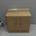 Wall Sconces Set of Two, Hardwired Brass Bathroom Sconces Wall Lighting with Clear Glass, Modern Sconces Wall Decor Set of 2 Vanity Light fixtures for Bathroom Mirror Bedroom (Bulbs Not Included)