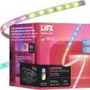 LIFX Lightstrip Color Zones, Wi-Fi Smart LED Light Strip, Full Color with Polychrome Technology, No Bridge Required, Compatible with Alexa, Hey Google, HomeKit and Siri, 120" Kit