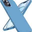 for iPhone 15 Case Liquid Silicone Slim Shockproof Protective Cover 6.1 Inch Anti-Scratch Drop Protection,Blackish Green (iPhone 15, 6.1'')