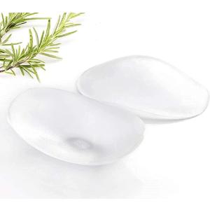Silicone Shoulder Pads for Womens Clothing, Anti-Slip Shoulder Push-Up Pads Invisible Breathable Shoulder Enhancer Reusable Mothers Day Gift, 1 Pairs Transparent - Large