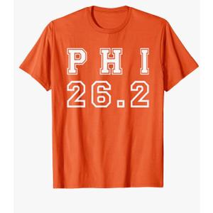 Philadelphia 26.2 Marathon Shirt T-Shirt, S