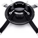 Large Real Christmas Tree Stand for Live Tree,Metal Christmas Tree Base Stand Fits for 2-Inch to 4.8-Inch Trunk,1-Gallon Water Capacity(Size L)