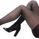 Medicella Open Toe Compression Pantyhose for Women 20-30 mmHg Made in USA Medical Quality Waist Sheer Stocking Circulation Travel & Daily Wear(X-Large, Black) (Black, XL)