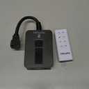 TiFFCOFiO Outdoor Timer Waterproof, Remote Control Dusk to Dawn Sensor, 2 Grouded Electrical Outlets for Lights,15A 1875W, ETL Listed