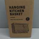 Wire Fruit Basket for Kitchen Storage: Hanging and Counter Basket for Vegetable Produce - Potato and Onion Storage for Pantry 3 Pack