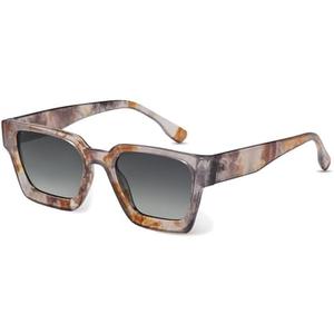 livho Rectangle Polarized Sunglasses Trendy for Women Men Retro Sun Glasses for Women Men 2025 Oversized UV Protection Shades, Pack 2