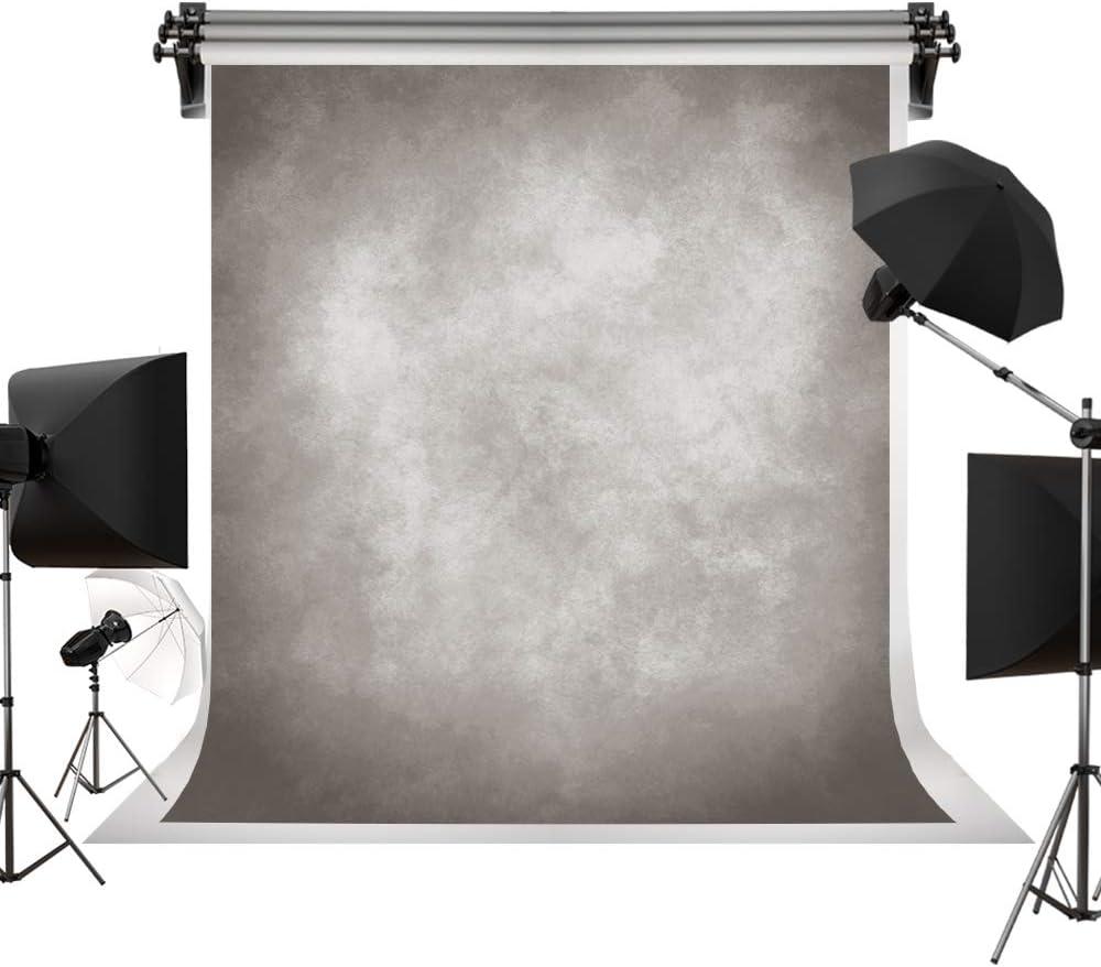 Kate 5x7ft Vintage Backdrops Abstract Grey Portrait Photo Backdrop for Photography Studio (Grey)