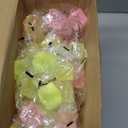 Simgoing 150 Pcs Mini Ice Cube Stress Balls Fidget Toys Bulk Squeeze Square Ball Sensory Toys Stress Relief Ice Cube for Small Prize Birthday Party Favor Bags Box Filling, 6 Colors