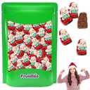 Fruidles Christmas Kringles Party Bag Fillers, Individually Wrapped Foils, Kosher Certified (2 Pounds)