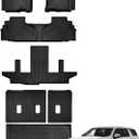 Floor Mats Cargo Liner Backrest Mat Fits for Chevrolet Suburban 7 Seat/GMC Yukon XL 2021-2024 2025 Cargo Mat Liner All Weather TPE Protector Back Seat Cover Accessories