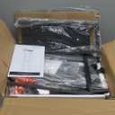 Furologee 5 Tier Bookshelf, Ladder Shelf with Drawer, Tall and Narrow Bookcase, Storage Shelves Organizer,Industrial Display Standing Units for Bathroom,Kitchen,Bedroom,Living Room,Black Oak